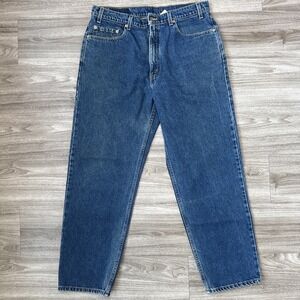 Vintage Levis 550 Jeans Mens W36 x‎ L30 Blue 90s Relaxed Fit Tapered Leg Denim